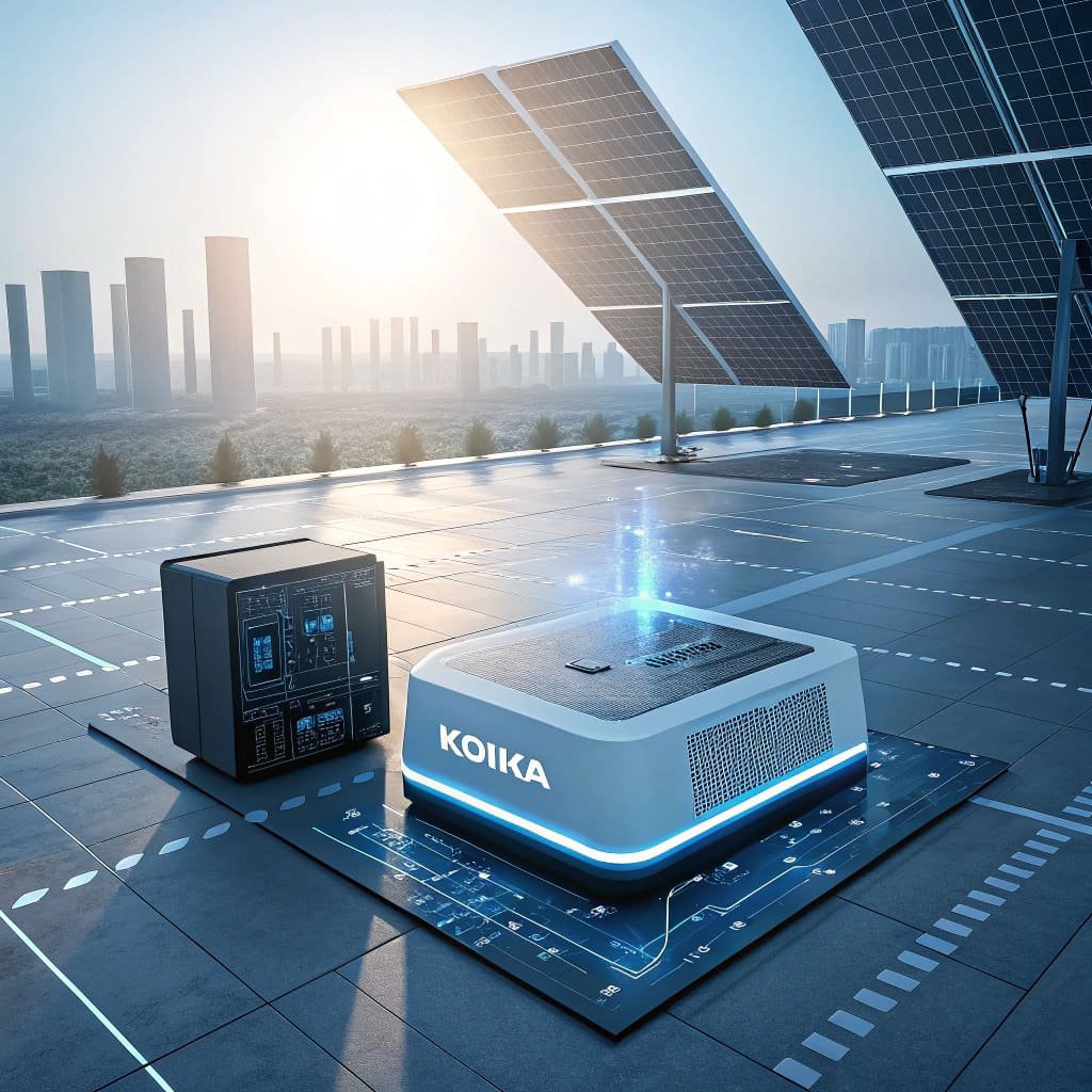 Solar power and AI technology integration