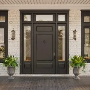 Hand-Carved Solid Wood Doors